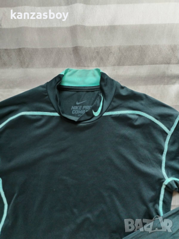 nike pro combat - страхотна мъжка блуза Л , снимка 1 - Спортни дрехи, екипи - 45039264