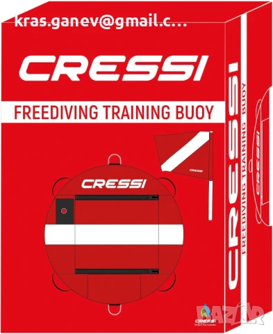 CRESSI буй за свободно гмуркане, надуваем маркер, плуване, снимка 9 - Водни спортове - 50533010