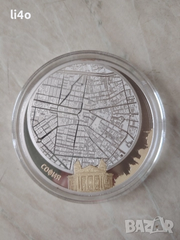 Инвестиционни монети Сребърна монета с частично позлатяване 2 oz тройунции , снимка 4 - Нумизматика и бонистика - 52493664