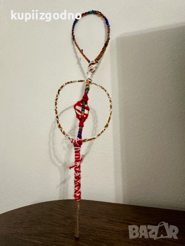 Автентични ръчно изработени традиционни български сурвачки от сурово дряново клонче, снимка 4 - Други - 52924032