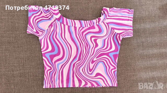 нова блуза кроп топ 