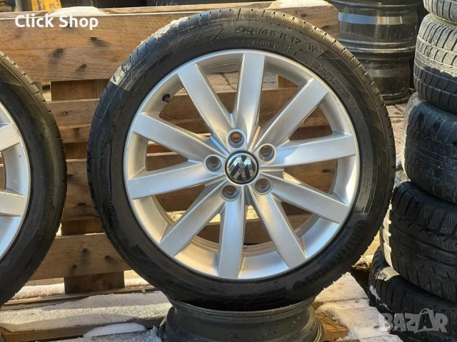 5х112 17 Джанти VW Golf Caddy Touran 5x112 Голф Кади Тоуран Оригинални, снимка 3 - Гуми и джанти - 53045101