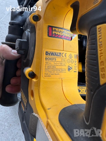 Dewalt DCH273 перфоратор +лед фенер, снимка 4 - Перфоратори - 53899539