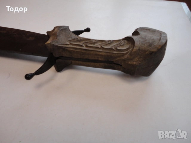 Брутален ятаган меч сабя , снимка 4 - Антикварни и старинни предмети - 52826228