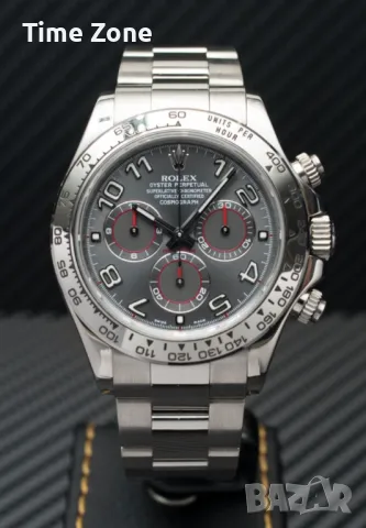 Rolex Cosmograph Daytona 40mm White Gold Grey Dial Ceramic Automatic Различни Варианти, снимка 12 - Мъжки - 48183485