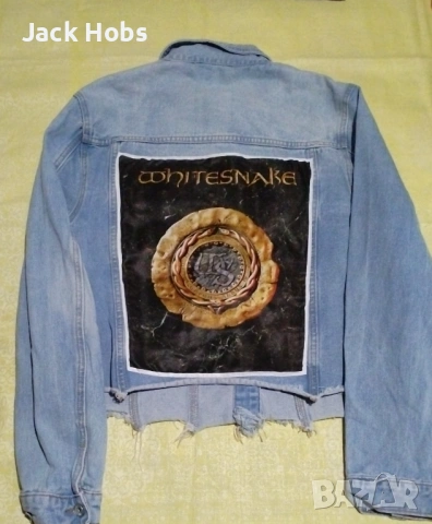 Уайтснек /Метъл яке с нашивки 
