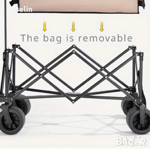 Тежкотоварна, универсална, сгъваема, транспортна количка, снимка 4 - Други стоки за дома - 53148836