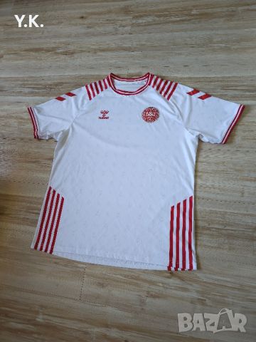 Оригинална мъжка тениска Hummel x Denmark National Football Team / Season 22 (Special), снимка 2 - Тениски - 46755080