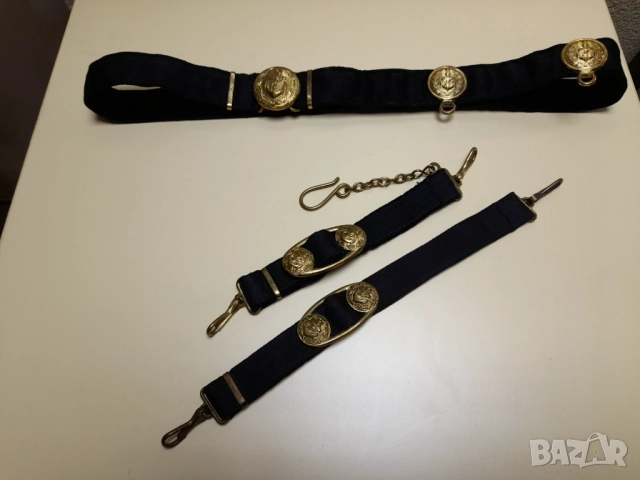 Колан с носачи за съветски(руски)морски офицерски кортик, снимка 6 - Колекции - 52745729