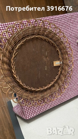 Ратаново огледало, снимка 4 - Огледала - 53950998