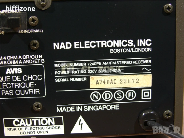 Ресивър  Nad 7240pe , снимка 9 - Ресийвъри, усилватели, смесителни пултове - 54079974