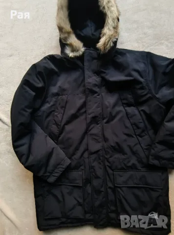 Мъжко яке Levis Parka, черно, Thermore Insulated с качулка Folsom, снимка 14 - Якета - 50367641