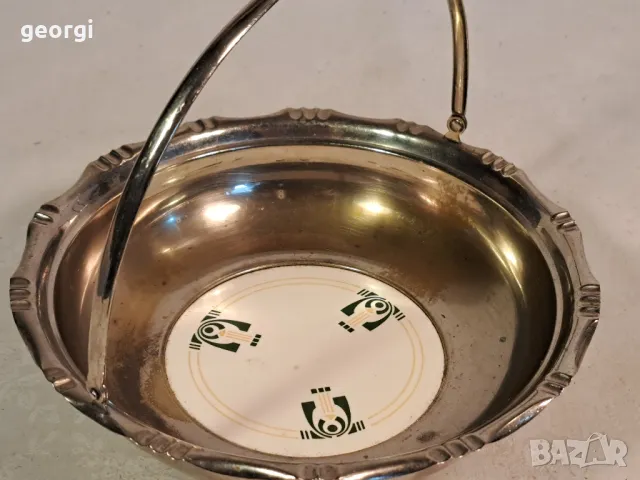 метална кошница с порцеланово дъно 18/5