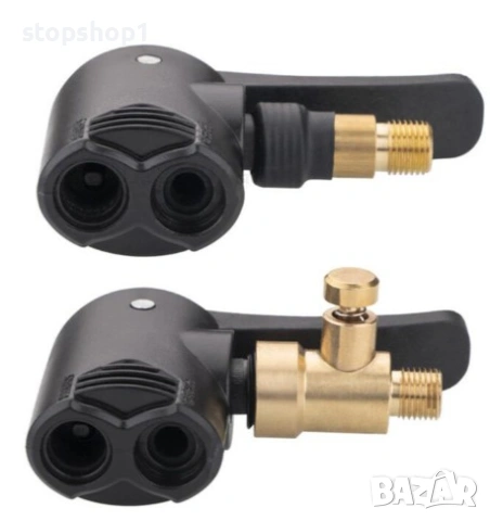 Велосипедна въздушна дюза Месингова преносима надуваема помпа Велосипедна гума Въздушен патронник По, снимка 4 - Части за велосипеди - 53862371