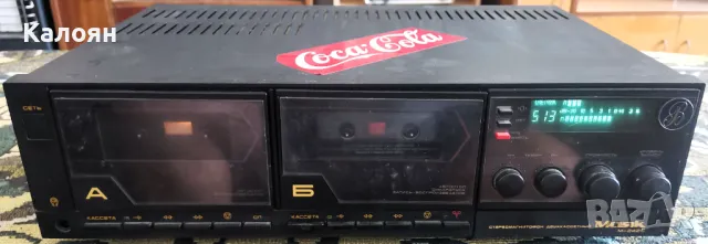 Продавам Руски Двукасетъчен Стерео Дек Маяк М-242С, снимка 1