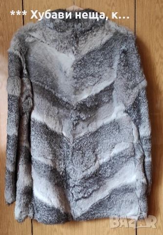 💥Оригинално зимно дамско яке с отражателни кантове💥Черно промазано яке💥 Заешко кожухче💥, снимка 8 - Якета - 23080420