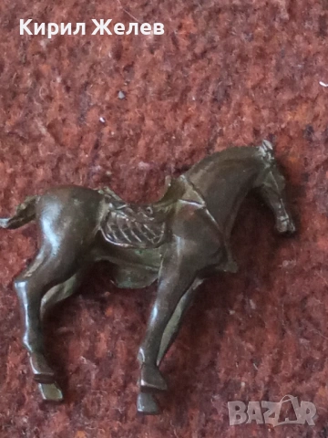 Малка бронзова фигурка на кон 🐎 54252, снимка 10 - Колекции - 53752634