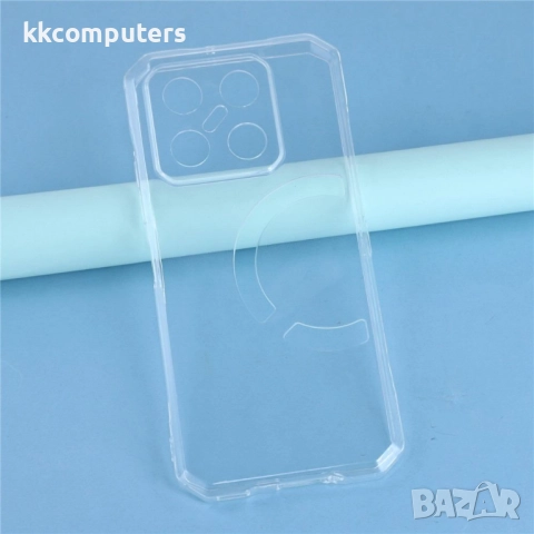 Калъф с протектор за Doogee Blade GT Pro / GT Play – мек TPU удароустойчив калъф, прозрачен или чере, снимка 2 - Резервни части за телефони - 52477436