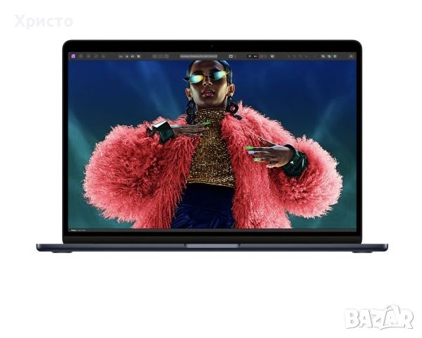 НОВ!!! Лаптоп Apple MacBook Air 13", Apple M3, 8 ядра CPU и 10 ядра GPU, 8GB, 512GB, Midnight, снимка 2 - Лаптопи за работа - 46494361