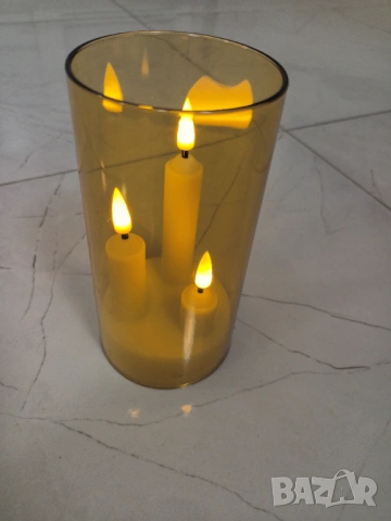 LED свещи 3 в 1, LED коледни свещи, украса за празник, 2 модела, снимка 2 - Други - 51942457