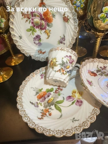 Circa 1894 наличие на няколко великолепни тройни сета съвместимост на чашката около 175 мл Код P1624, снимка 14 - Съдове за готвене - 52917010