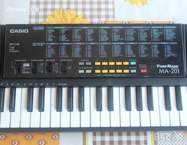 Casio Tone Bank MA-201, снимка 5 - Синтезатори - 47601747