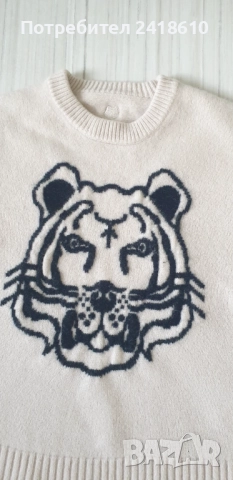 KENZO Paris Wool / Knit Womens Size  M  ОРИГИНАЛ! Дамски Пуловер !, снимка 9 - Блузи с дълъг ръкав и пуловери - 52682893