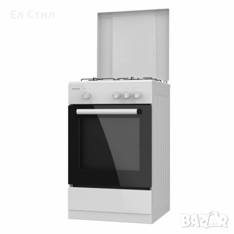 Газова печка Taurus CIG3FWHMG – 3 горелки, газова фурна 43 л, 9850 W, с дефект, снимка 4 - Печки, фурни - 53586947