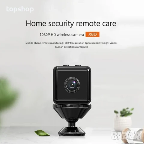 НОВО! WiFi Мини шпионска камера кубче - скрита камера, снимка 16 - Комплекти за видеонаблюдение - 50554950