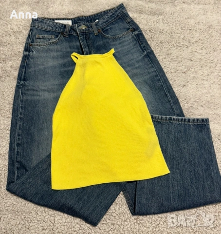 🔥Всичко за 15€🔥! Дънки, тениска Kenzo (оригинална), топ, снимка 3 - Други - 54138286