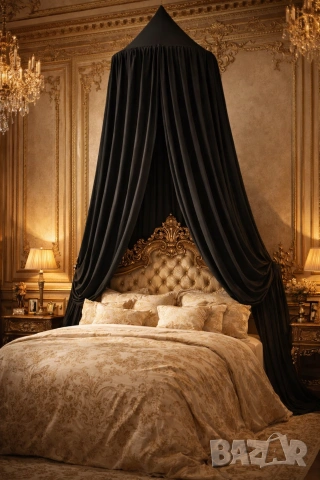 Стилен графитен балдахин с универсално приложение