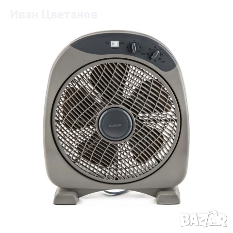 Подов вентилатор Muhler SMX-1235 – 12'', 35W, с бокс и таймер за удобен контрол
