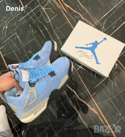Air Jordan 4 University Blue, снимка 4 - Кецове - 50178922