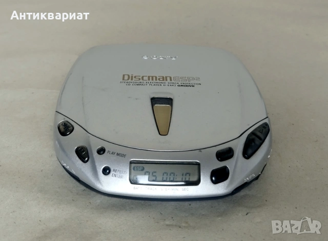 Преносим CD плеар DISCMAN - Sony D-E443 / STEADYSOUND / GROOVE, снимка 2 - Други - 53756129