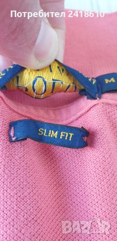 POLO Ralph Lauren Pique Cotton Slim Fit Mens Size M ОРИГИНАЛ! Мъжка Тениска!, снимка 12 - Тениски - 45783017