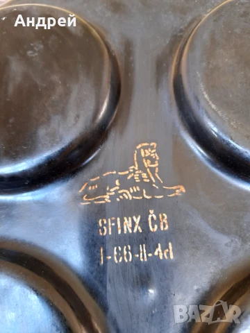 Стар Емайлиран тиган за яйца на очи, снимка 4 - Други ценни предмети - 50487406