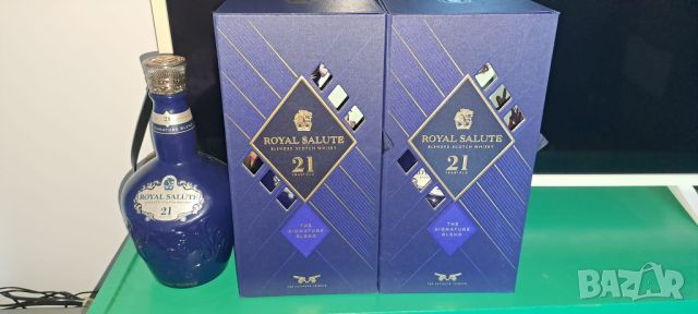 Chivas Royal Salute 21  Royal Salute 21 кутия с шише, снимка 5 - Колекции - 46290462