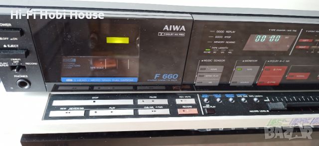 Касетен дек Cassette deck AIWA AD F-660 , снимка 2 - Декове - 45785302