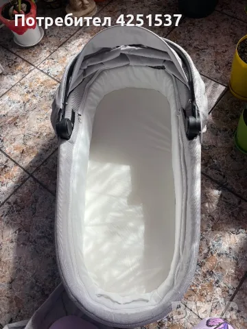 Кош за новородени - Cybex Cot S Luxe Lava Grey , снимка 3 - Детски колички - 47442057