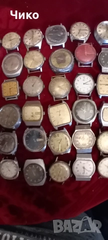 40бр руски механични ръчни мъжки часовници , снимка 4 - Антикварни и старинни предмети - 53713072