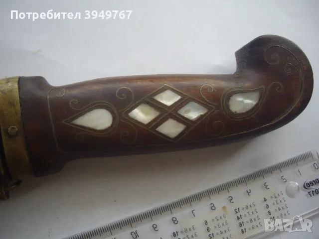 Стар голям и красив нож., снимка 5 - Колекции - 49696145