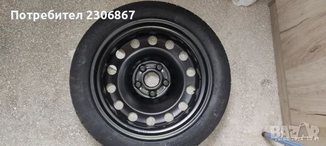 Резервна гума за Ауди Hankook s300 T125/70R16, снимка 6 - Гуми и джанти - 46963320