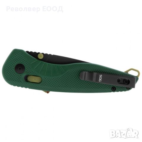 Сгъваем нож SOG Aegis AT Tanto, в цвят Forest/Moss - 7,9 см, снимка 6 - Ножове - 45268162