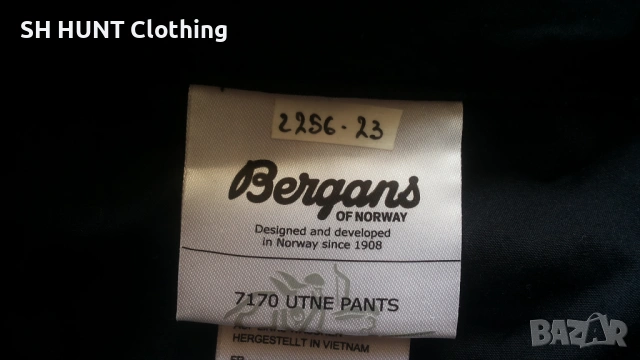 Bergans of NORWAY UTNE Stretch Trouser размер L еластичен панталон - 1947, снимка 15 - Панталони - 53223065