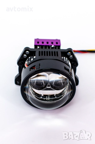 LED Лупи за вграждане с лазер 3.0 инча 75W 10000LM 2 бр к-т къси и дълги, снимка 5 - Аксесоари и консумативи - 51809632