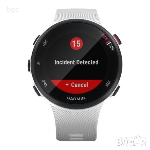 НОВ Garmin Forerunner 45S Смарт Часовник Smartwatch , White - 24 месеца гаранция, снимка 6 - Смарт часовници - 46591472