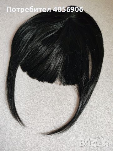 Черен бретон за коса на щипки, снимка 1 - Аксесоари за коса - 46393564