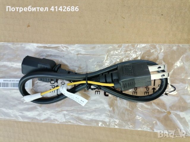 Захранващ кабел японски стандарт , снимка 2 - Кабели и адаптери - 53356144