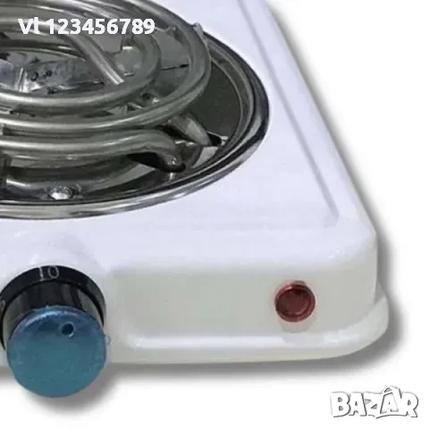 Електрически единичен котлон с нагревател спирала 1000 Вт, снимка 2 - Котлони - 52264890