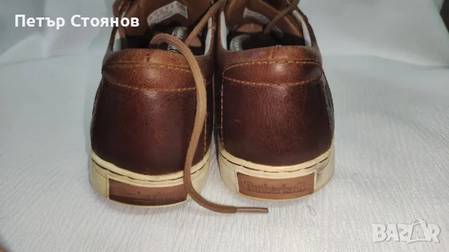 Стилни мъжки кецове от естествена кожа Timberland №44, снимка 6 - Кецове - 48208649